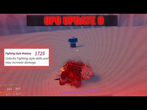 [GPO UPDATE 9 CHECK DESCRIPTION] MAX Damage Vampire Fighting Style