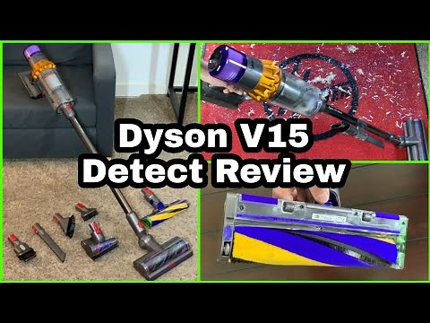 Dyson V15 Detect Vacuum Review Demo & Maintenance Tips