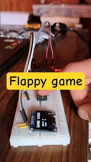 Flappy Bird Game on Arduino | OLED Display | Free Code #arduino #arduinoproject #coding