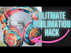 Sublimation on Glitter Vinyl with Cricut | Sublimation on Dark Fabric