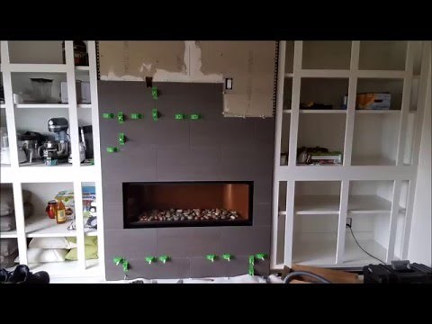Installing a Mendota ML 47 linear fireplace