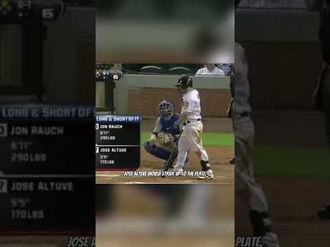 When The Tallest Pitcher in The MLB Faces The Shortest Hitter