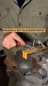 Simple key, complex journey: Learn the art of lockmaking with this detailed guide. #blacksmithing #forge #keys | Black Bear Forge