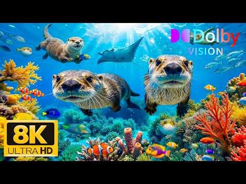 Unseen Rare Deep Underwater Creatures in 8K HDR | Dolby Vision™ (4K/8K Video TV)