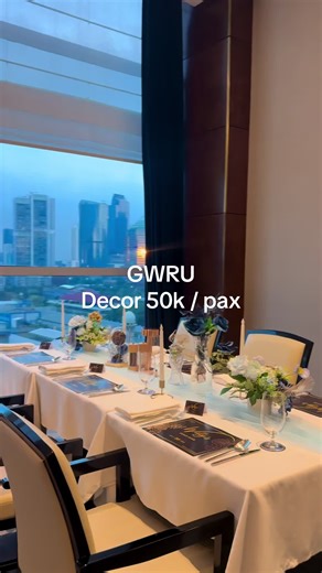 Pov : di resto event lo gaboleh bawa backdrop -> table nya aja 💙🥹