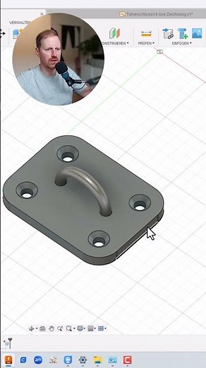 Fusion 360 Tutorial: Zeichnung leicht gemacht 💡 #fusion360 #design TONUS