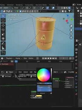 How pros get that stylized glow in Blender #blender #vfx #tutorial
