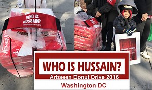 4.8K views · 457 reactions | Who is Hussain?-Washington DC Team handed out donuts to fellow non-Muslims and educated them about the savior and Father of Humanity-Hussain Ibn Ali at the Annual Arbaeen Procession in Washington DC. Shia Multimedia Team: www.facebook.com/Shia.Multimedia.Team | Shia Multimedia Team - SMT | Facebook