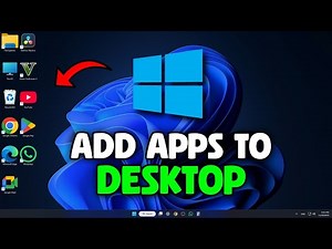 How To Add Apps To Desktop On Windows 10/11