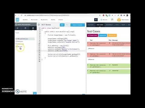 ApCSA CodeHS 9.1 exercise help