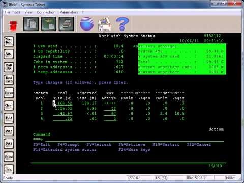 AS400 Tutorial - WRKSYSSTS