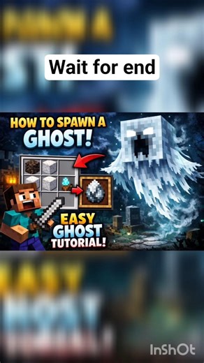 Minecraft ghost tutorial #minecraft