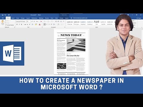 How to Create a Newspaper in Microsoft Word ?