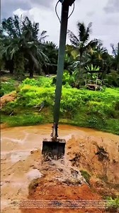 Channeling the Flow: How a Long-Arm Excavator Redefines a River's Banks