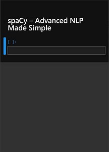 20K views · 162 reactions | spaCy – Advanced NLP Made Simple#pythoncoding #python3 #pythonchallenge #numpy #programming #pythonforbeginners | Python Coding | Facebook