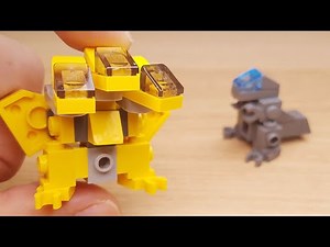 [LEGO Mini Robot Tutorial] Micro size 3 heads dragon mech (similar with King Ghidorah)/ミニレゴロボ/미니레고로봇