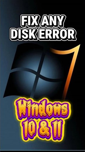 Fix Disk Errors in Windows 11 🖥