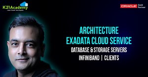 Part 2 of Video Series - Oracle Exadata Cloud Service (ExaCS): Architecture Learn about Oracle Exadata Cloud Service (ExaCS) Architecture in this short video series with Oracle ACE & Cloud Expert, Atul Kumar. This is the second in a multi-part Video Series on Oracle Exadata Cloud Service (ExaCS) where we help you kickstart your Journey to Oracle Exadata Cloud Service. In this video, we have covered Exadata Cloud Service Architecture which includes Database Servers, Storage Servers, Infinibands, 