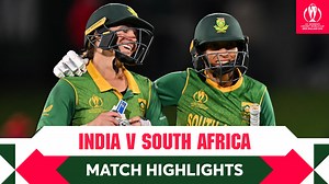 An absolute thriller in Christchurch went down to the last ball as South Africa edged India, which meant West Indies booked their semi-final spot 🔥 MATCH HIGHLIGHTS 📹 | ICC - International Cricket Council