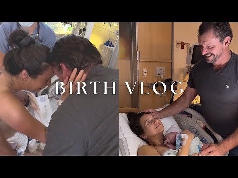 RAW & REAL NATURAL BIRTH VLOG / UNMEDICATED ( 38 WEEKS )