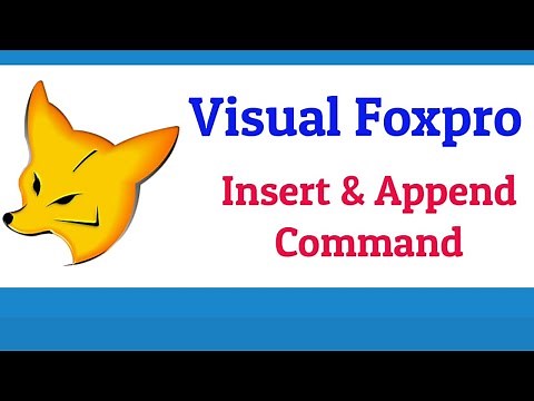 Foxpro Tutorial Series | Insert And Append Command In Foxpro | Entering And Adding Records In Foxpro