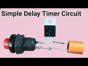 Delay timer circuit for AC appliances