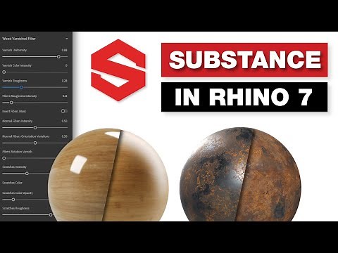 3D Realistic Materials in Rhino 7 with Substance