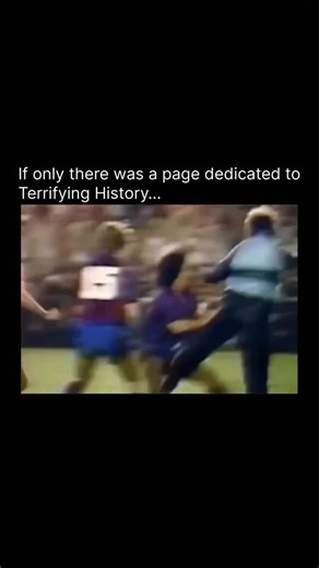 Terrifying on Instagram: "On May 5, 1984, the Copa del Rey final between FC Barcelona and Athletic Bilbao at the Santiago Bernabéu Stadium concluded with a 1-0 victory for Bilbao. The match was the final appearance for Barcelona’s star player, Diego Maradona. His tenure at the club had been marked by significant challenges, including a severe injury caused by Bilbao’s Andoni Goikoetxea earlier in the season. Immediately after the final whistle, a massive brawl erupted on the field. Maradona was