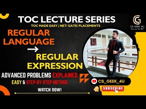 Regular Language to Regular Expression | GATE & NET Level Problems Explained