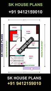 2.8K views · 24 reactions | Modern Home Design / 20 X 27 / 540 Sqft...