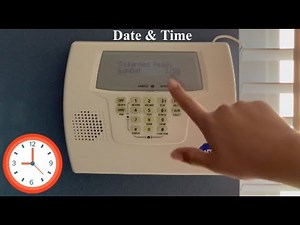 How To Set The Date & Time On Your ADT Keypad!