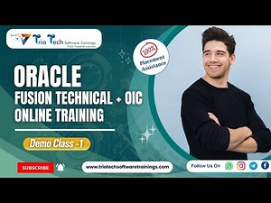Oracle Fusion Technical + OIC Training | Oracle Integration Cloud Online Training Course Demo - 1