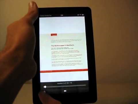 Reading PDFs on the Kindle Fire REDUX (Using the Adobe Reader App)