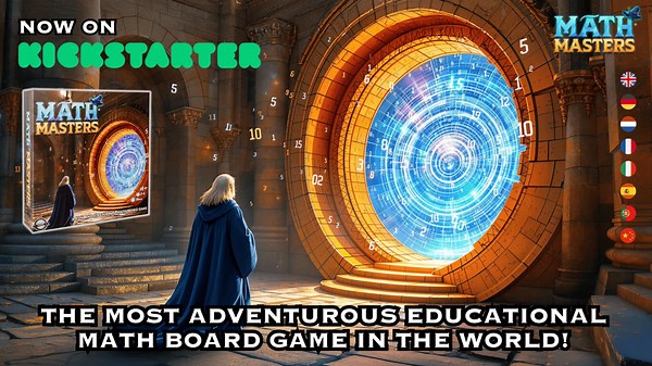 Math Masters: fun educational math board game for all ages
