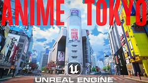 UE5 Anime Tokyo / Japanese City Gameplay - Demo free download