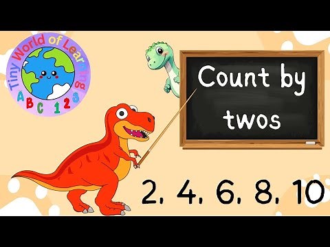Counting in 2s | Counting Song For Kids | Counting by 2's to 20 | Learn & Practice Skip Counting
