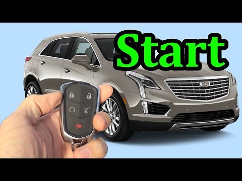 Cadillac remote start, how to start XT5 CTS SRX ATS XTS Escalade 2014-2018