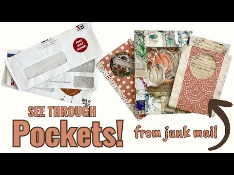 junk mail to treasure transform envelopes into secret pockets with me