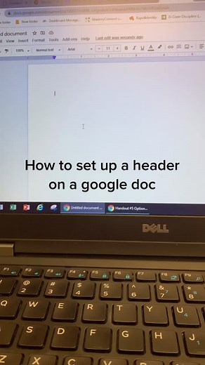 How to Set Up Page Headers on Google Docs