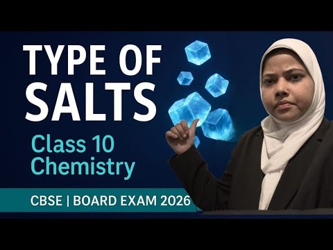 Types of Salts in 5 Minutes|| Neutral, Acidic & Basic Salts || Class 10 Chemistry||HafsaClasses