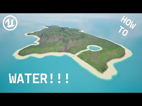 How to add water to the landscape - Unreal Engine 5 Tutorial