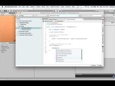 Unity 3D Attach Camera to Player