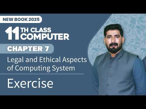 11th Class Computer Chapter 7 | Exercise | New Book 2025
