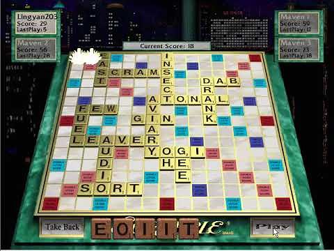 Scrabble (CD-ROM) Gameplay
