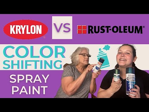 The BEST Color Shift Spray Paint | Krylon vs. Rustoleum