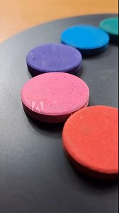 Color wheel background color matching with focus on first floor and copy space.