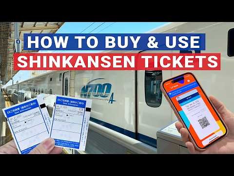 How to Buy Shinkansen Bullet Train Tickets in Japan and Online