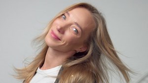 Smiling Blonde Woman Blue Eyes Studio Stock Footage Video (100% Royalty-free) 1042936774 | Shutterstock