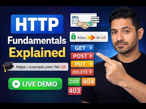HTTP Fundamentals Explained – How the Web Actually Talks (With Live Demo)