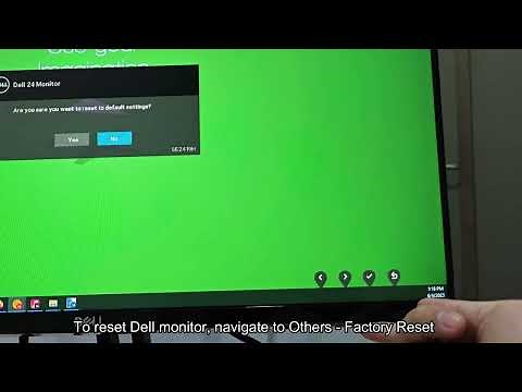 How To Reset Dell Monitor